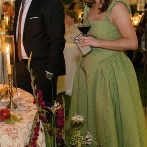 Rachel Gilbert Sophia Strap Dress in Green